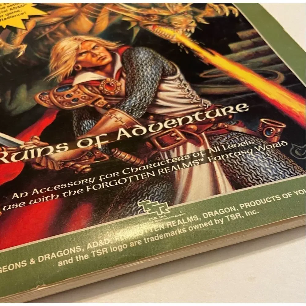 AD&D Advanced Dungeons & Dragons Forgotten Realms Ruins Of Adventure 1988 TSR